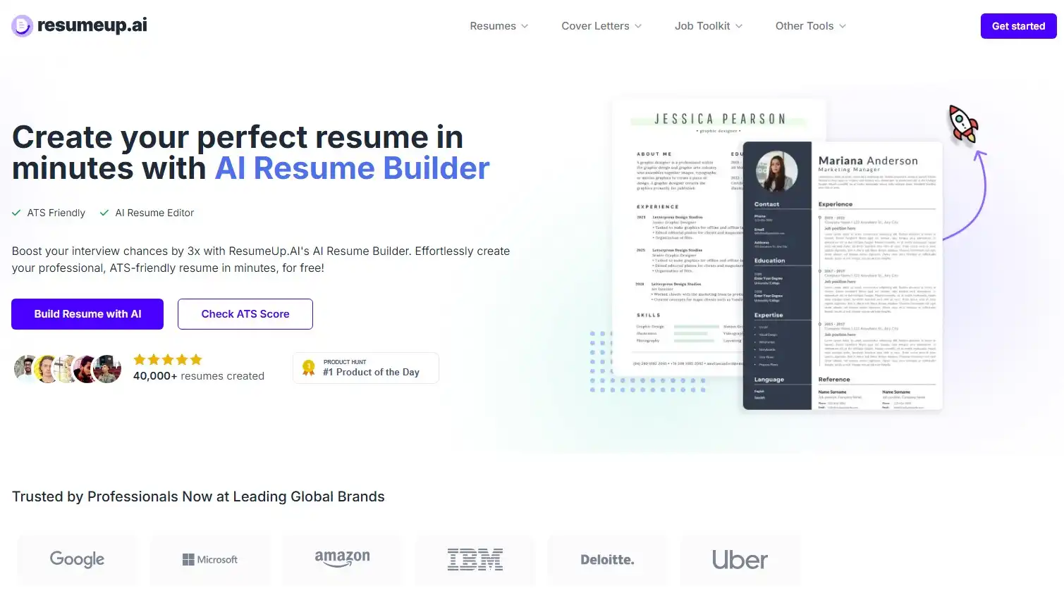 ResumeUP 2.0 — нейросеть для создания резюме специалистов и устройства на работу