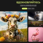 Кандинский - нейронка видео от СберБанка, главная страница сайта