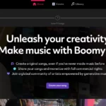 Генератор музыки ИИ Boomy - создай свои песни с нуля