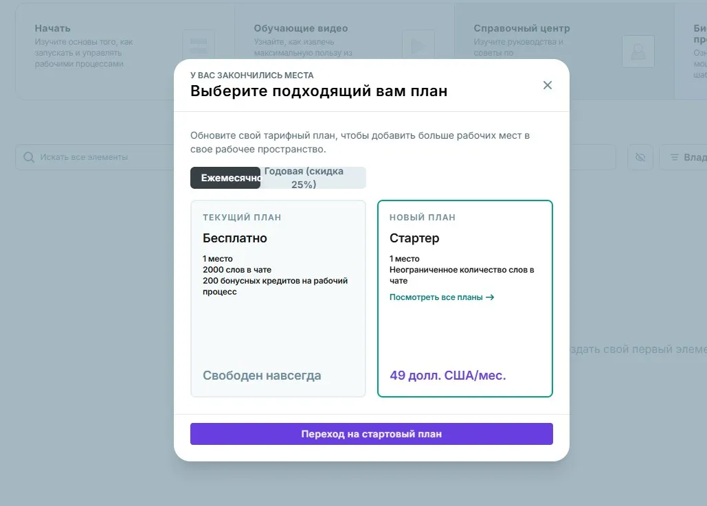 Платные тарифы нейросети для рекламы, рассылок и бизнеса - Копи ИИ